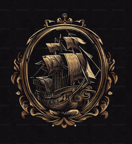 Antikes Piratenschiff